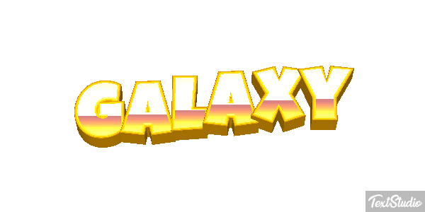 Galaxy Text effect
