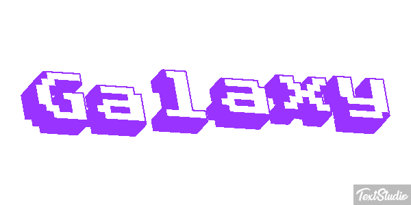 Galaxy Text effect