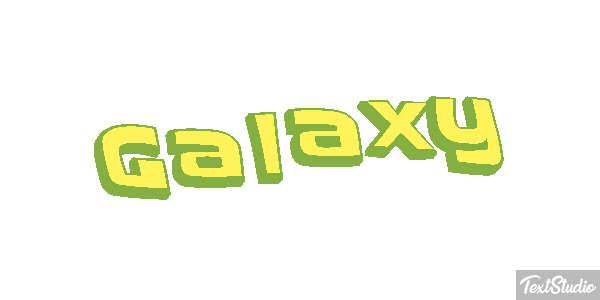 Galaxy Text effect