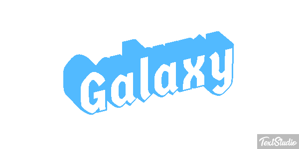 Galaxy Text effect