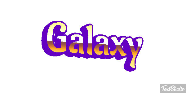 Galaxy Text effect
