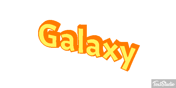 Galaxy Text effect
