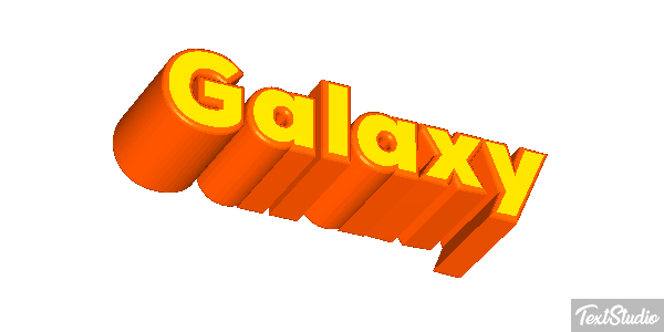 Galaxy Text effect