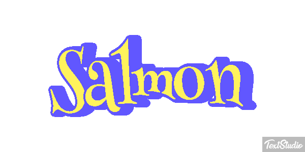 Salmón Effet de texte