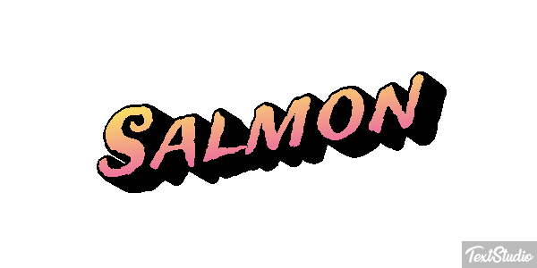 Salmón Effet de texte