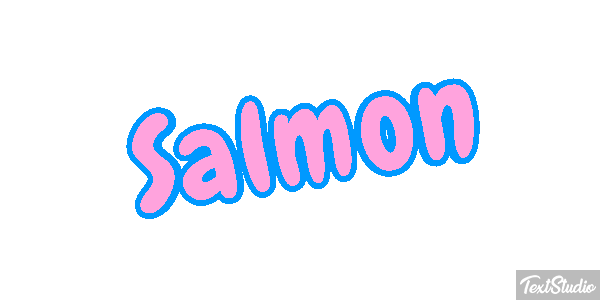 Salmón Effet de texte