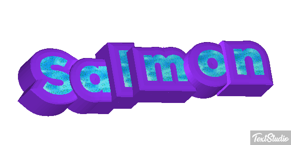 Salmón Effet de texte