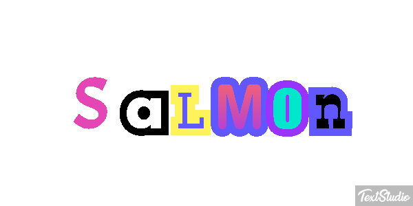 Salmón Effet de texte