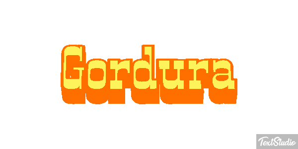 Gordura Efeito do texto