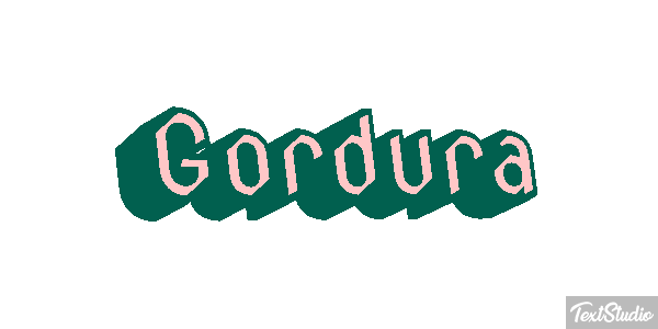 Gordura Efeito do texto