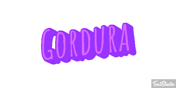 Gordura Efeito do texto