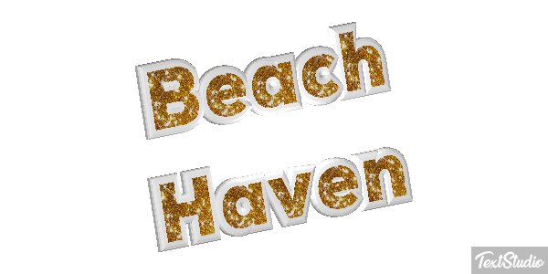 Beach Haven Efecto de texto