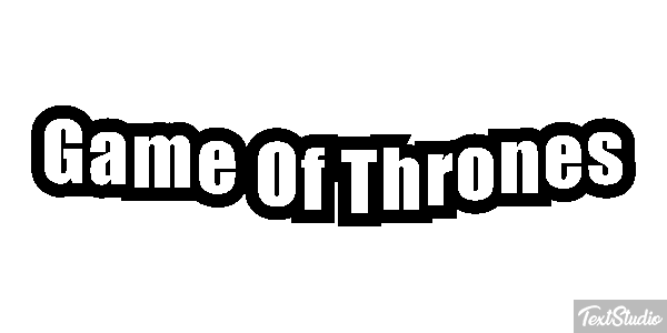 Game Of Thrones Metin efekti