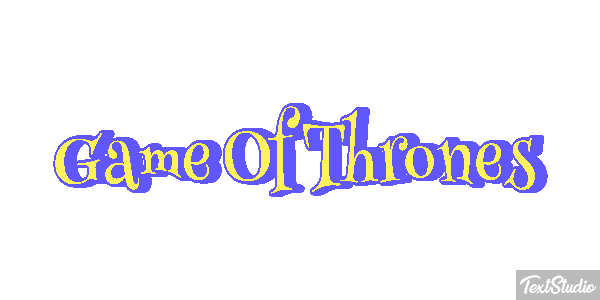 Game Of Thrones Metin efekti