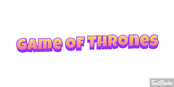 Game Of Thrones Metin efekti