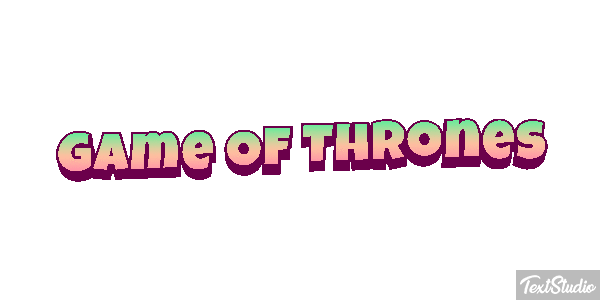 Game Of Thrones Metin efekti
