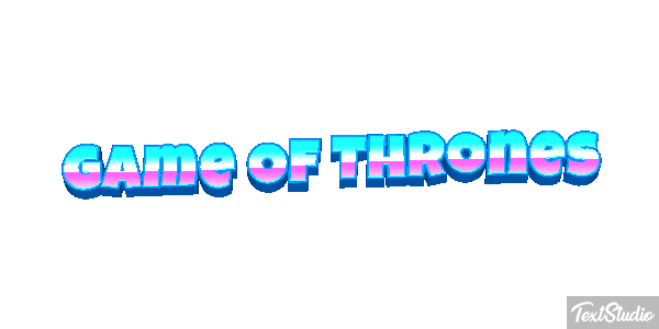 Game Of Thrones Metin efekti