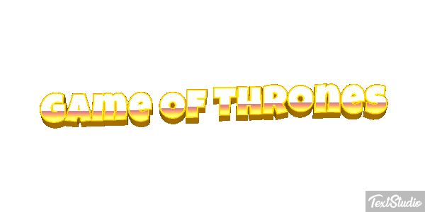 Game Of Thrones Metin efekti