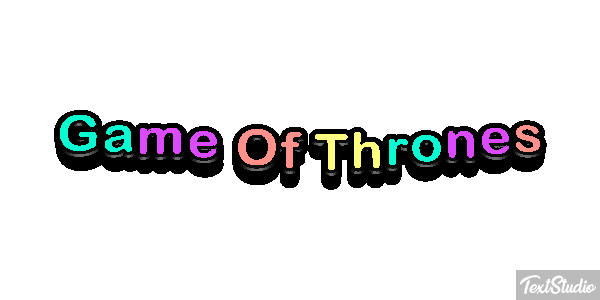 Game Of Thrones Metin efekti