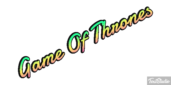 Game Of Thrones Metin efekti