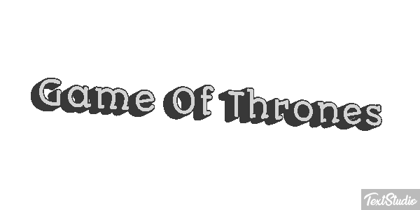 Game Of Thrones Metin efekti