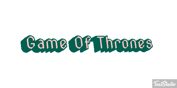 Game Of Thrones Metin efekti