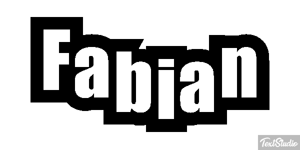 Fabián Text effect