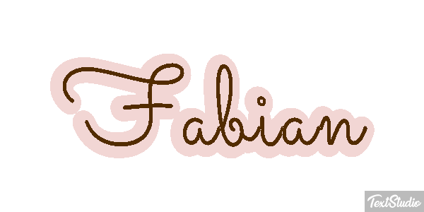 Fabián Text effect
