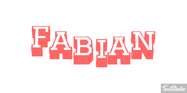 Fabián Text effect