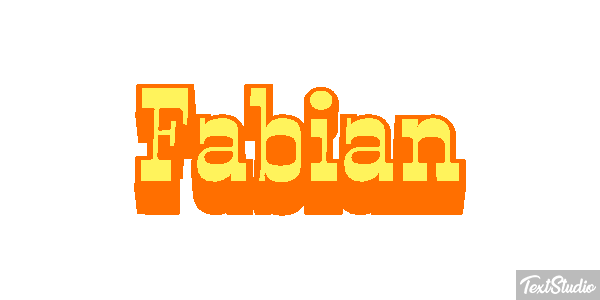 Fabián Text effect