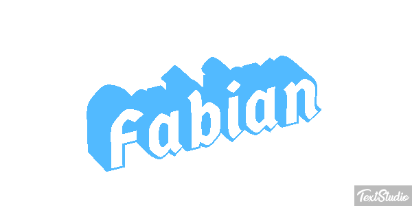 Fabián Text effect