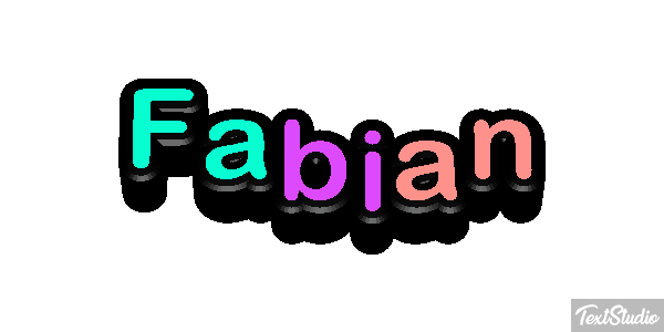 Fabián Text effect