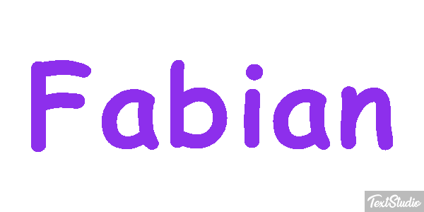 Fabián Text effect