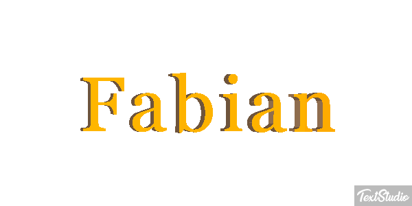Fabián Text effect