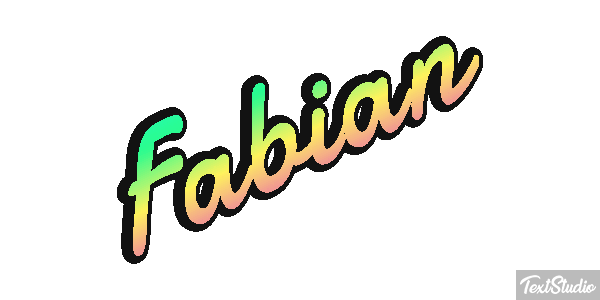 Fabián Text effect