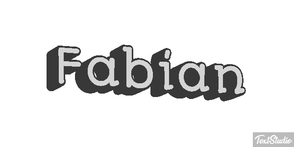 Fabián Text effect
