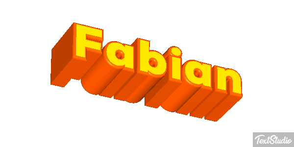 Fabián Text effect