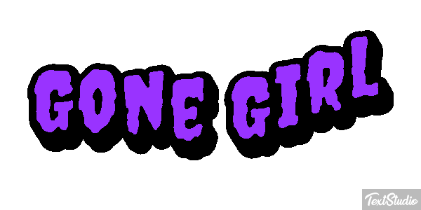 Gone Girl Texteffekt