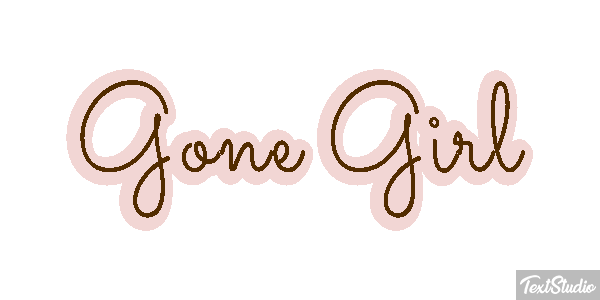 Gone Girl Texteffekt