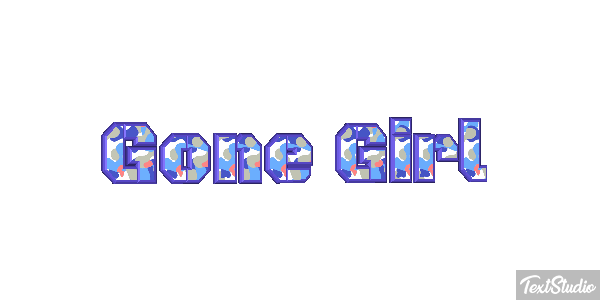 Gone Girl Texteffekt