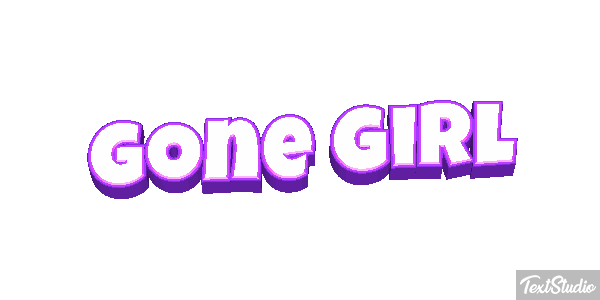 Gone Girl Texteffekt