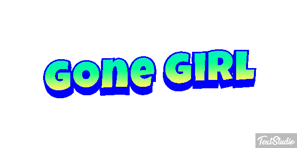 Gone Girl Texteffekt