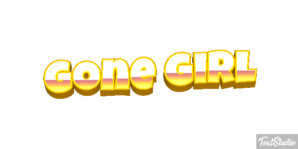 Gone Girl Texteffekt