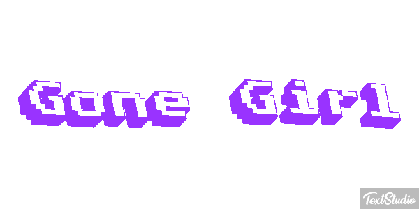 Gone Girl Texteffekt