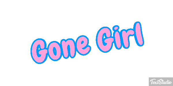 Gone Girl Texteffekt