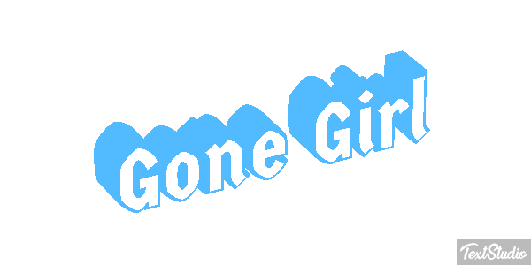 Gone Girl Texteffekt