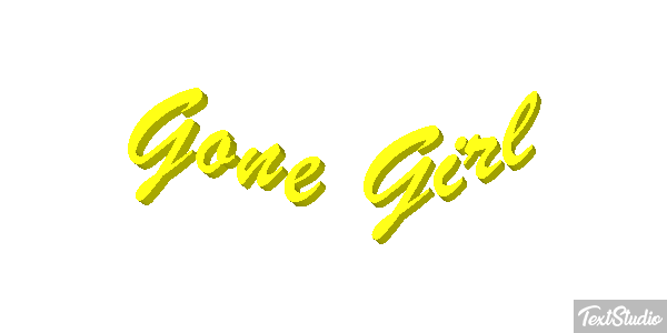 Gone Girl Texteffekt