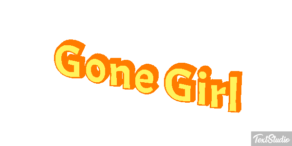 Gone Girl Texteffekt