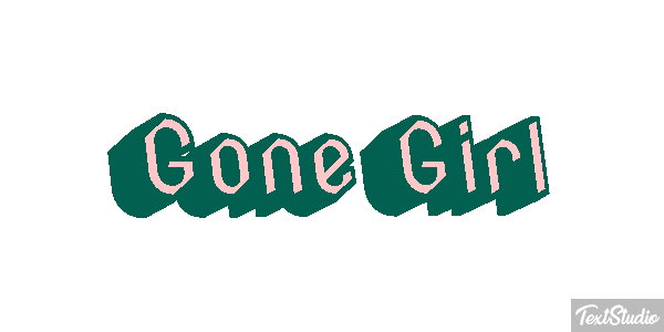 Gone Girl Texteffekt
