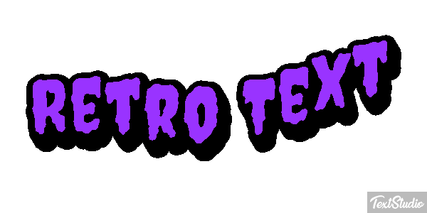 Retro Text Text effect
